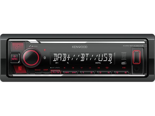 [90264585 1477350] Kenwood Autoradio KMM-BT408DAB, 1 DIN