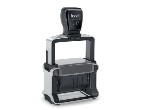 [90264670 1319259] Trodat Wort- und Datumsstempel Professional 5117 Schwarz