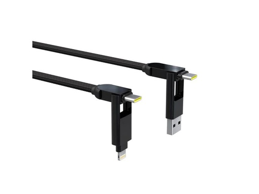 [90264751 1464661] RollingSquare inCharge XL, 6in1, USB-A/-C, Micro-USB, Lightning 0.3 m