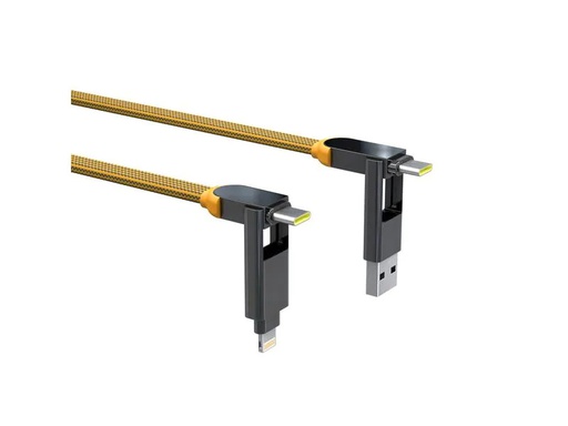 [90264834 1464663] RollingSquare inCharge XL, 6in1, USB-A/-C, Micro-USB, Lightning 0.3 m