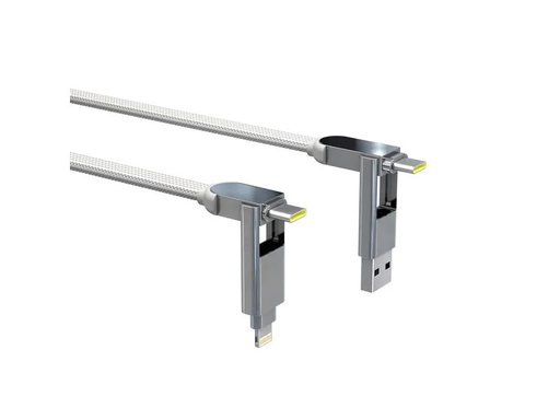 [90264865 1464662] RollingSquare inCharge XL, 6in1, USB-A/-C, Micro-USB, Lightning 0.3 m
