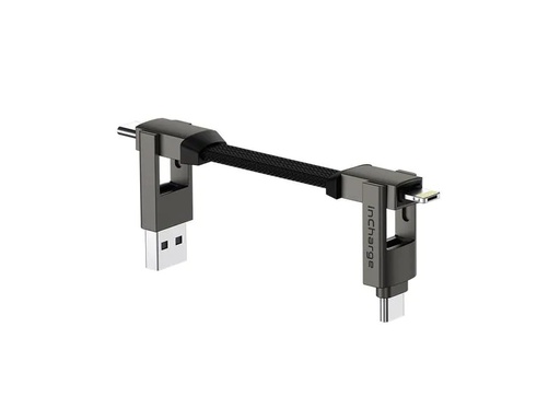 [90264887 1464647] RollingSquare inCharge 6, 6in1, USB-A/-C, Micro-USB, Lightning 0.07 m