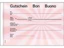 Favorit Gutschein A6 quer 25 Blatt, Rot