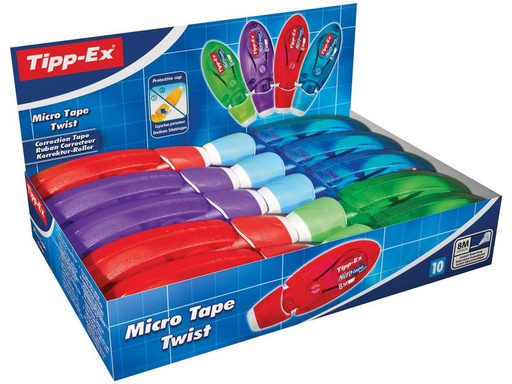 [90265167 1458897] Tipp-Ex Korrekturroller Micro Tape 5 mm, 10er Box