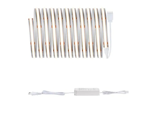 [90265173 1473783] Paulmann LED-Stripe MaxLED 500 Basis Set COB, 2700 K, 3 m, Silber