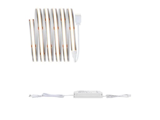 [90265278 1473785] Paulmann LED-Stripe MaxLED 1000 BasisSet COB, 2700 K, 1.5 m, Silber