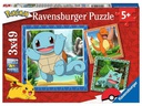 Ravensburger Puzzle Glumanda, Bisasam und Schiggy