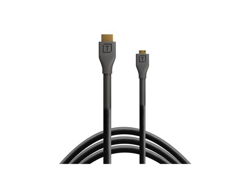 [90265630 1450730] Tether Tools Kabel TetherPro HDMI Micro zu HDMI 2.0, 3 m Schwarz
