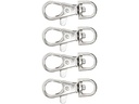 lalana Anhänger mit Karabiner 38 x 15 mm, 4 Stück