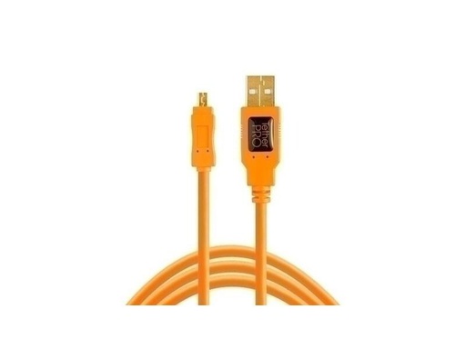 [90265725 1450699] Tether Tools Kabel TetherPro USB 2.0 zu USB 2.0 Micro-B 8-Pin, 4.6 m Org