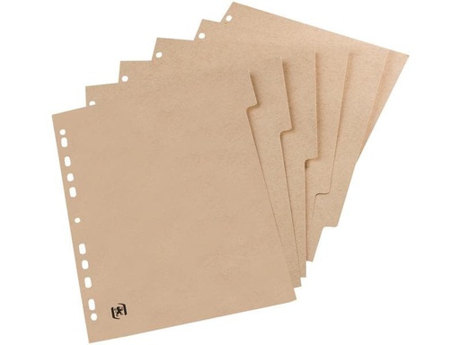 [90265781 1470759] Oxford Register 5-teilig A4, Beige