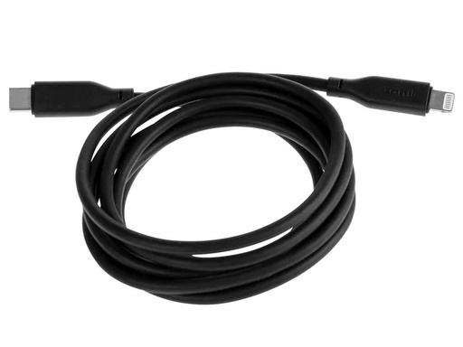 [90265841 1405769] onit USB 2.0-Kabel Silikon MFi USB C - Lightning 1.5 m, Schwarz