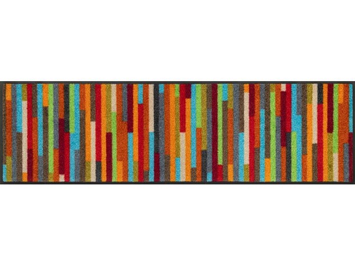 [90265891 1479564] wash+dry Fussmatte Schuhgrösse Mikado Stripes 35 cm x 120 cm, Bunt
