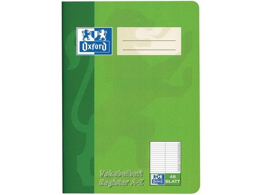 [90265908 1470762] Oxford Schulheft A5, Grün