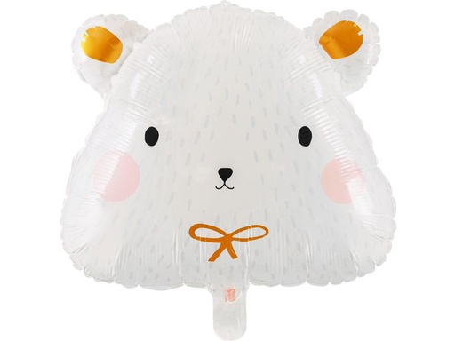 [90265949 1300117] Partydeco Folienballon Eisbär Weiss