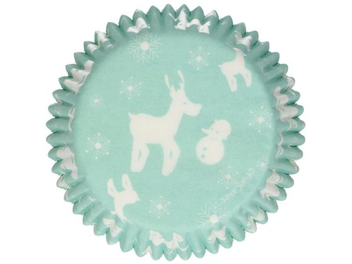 [90265983 1478575] Funcakes Muffin-Backform Winter Wonderland 48 Stück
