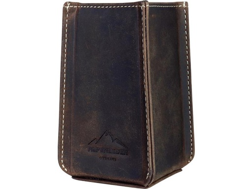 [90266095 1470652] Alpenleder Stiftehalter Haferl Dunkelbraun