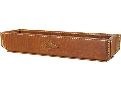 [90266099 1470647] Alpenleder Stiftehalter Zenta Braun