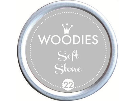 [90266147 1466146] Woodies Stempelkissen 35 mm Soft Stone, 1 Stück
