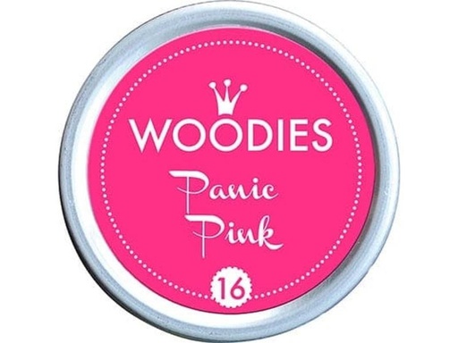 [90266158 1466143] Woodies Stempelkissen 35 mm Panic Pink, 1 Stück