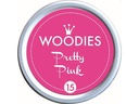 Woodies Stempelkissen 35 mm Pretty Pink, 1 Stück