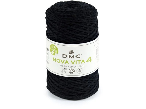 [90266455 1471300] DMC Wolle Nova Vita 2.5 mm, 250 g, Schwarz