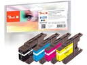 Peach Tinte Brother-1220 Mult-Pack Black/Cyan/Magenta/Yellow