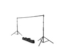 Hama Hintergrundsystem für Studio und unterwegs, 158-295 cm