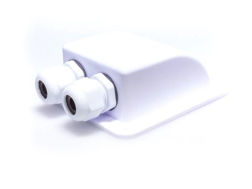 [90266560 1473323] Swaytronic Anschlussbox-Solar doppelt, Weiss