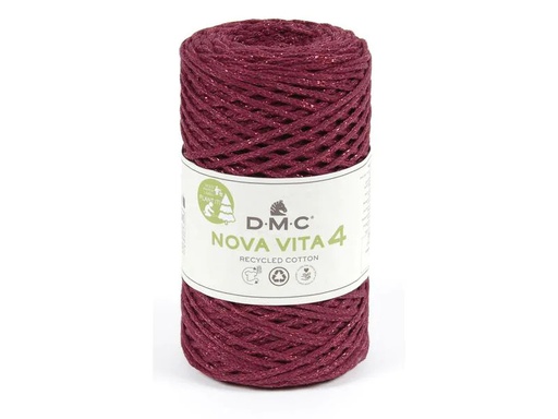 [90266701 1471297] DMC Wolle Nova Vita 2.5 mm, 250 g, Metallic Rot