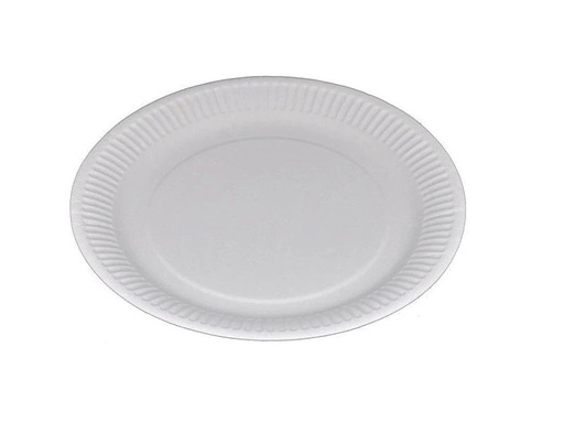 [90266705 1405448] Webstar Einwegteller 23 cm, 100 Stück, Weiss