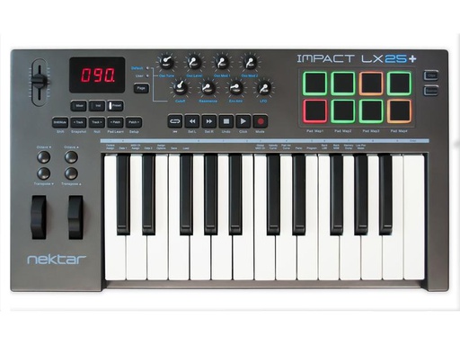 [90266763 1466746] Nektar Keyboard Controller Impact LX25+