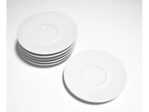 [90266767 1480590] Lavazza Unterteller America 6 Stück, Weiss