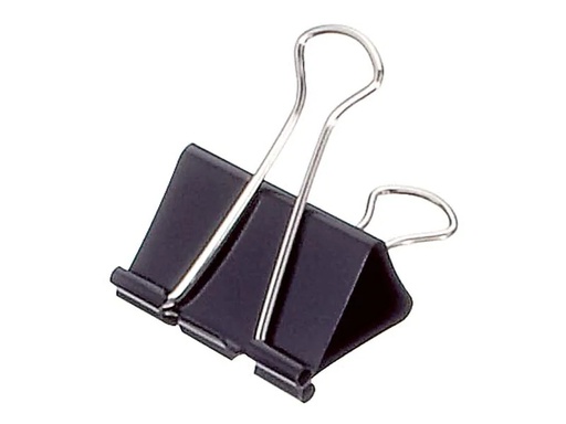 [90266814 1398636] Soennecken Papierklemme 40 x 19 mm, 12 Stück