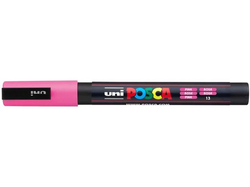 [90266895 1406198] Uni Permanent-Marker POSCA 0.9-1.3 mm, Rosa