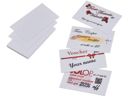 [90266997 1470204] Colop Visitenkarten-Etiketten 85 x 54 mm, 100 Stück
