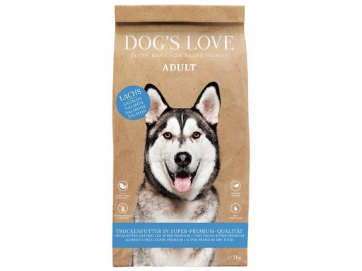 [90267003 1481032] Dog's Love Trockenfutter Adult, Lachs und Forelle, 2 kg