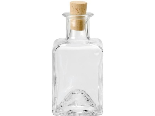 [90267045 1369106] Glorex Glasflasche Quadratisch, 200 ml