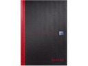 Oxford Notizbuch A4, blanko, Schwarz/Rot