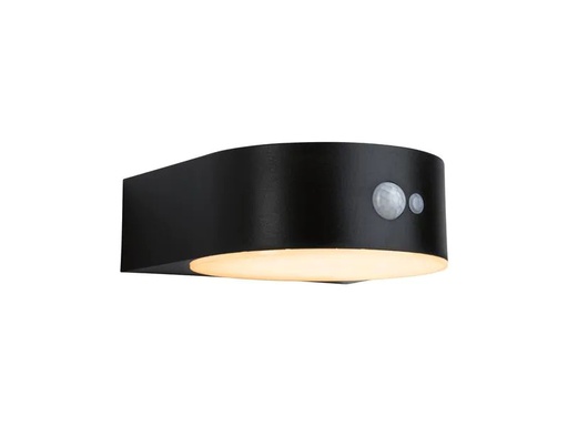 [90267112 1473946] Paulmann Wandleuchte Solar Eileen, 2200K, Schwarz