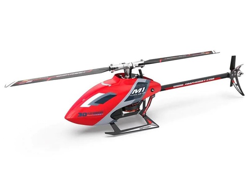 [90267135 1480171] OMPHobby Helikopter M1 EVO Flybarless, 3D, Rot BNF