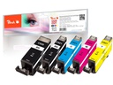 Peach Tinte Canon PGI-520/CLI-521 Multi-Pack C, M, Y, 2x BK