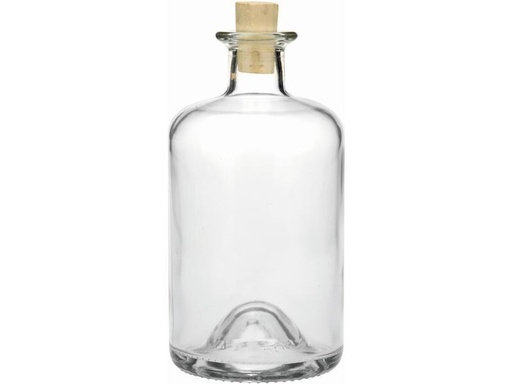 [90267160 1369108] Glorex Glasflasche Apotheker-Flasche 500 ml
