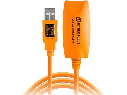[90267183 1450685] Tether Tools Kabel TetherPro USB 2.0 Aktive Verlängerung 5 m Orange