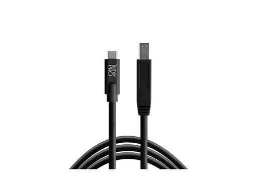 [90267235 1450709] Tether Tools Kabel TetherPro USB-C zu USB 3.0 Male B, 4.6 m Schwarz