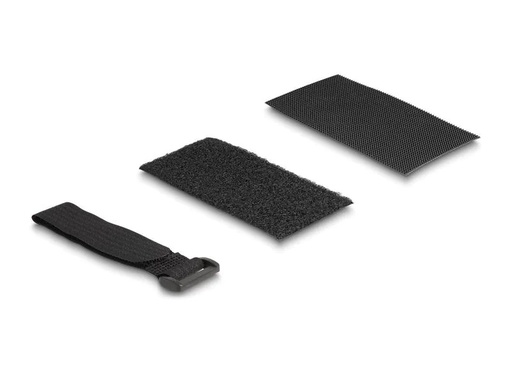 [90267254 1475592] Delock Klettpad mit Klett-Kabelbinder Set 10 Stück