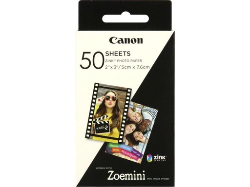 [90267342 878909] Canon Fotopapier ZINK ZP-2030  selbstklebend, 50 Blatt