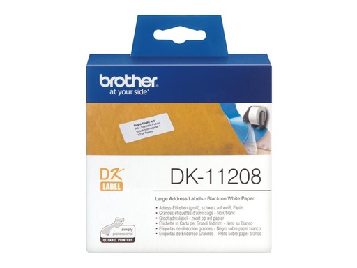 [90045972 13762] Brother Etikettenrolle DK-11208 Thermo Direct 38 x 90 mm