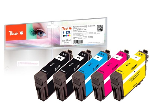 [90267381 1476271] Peach Tinte Epson No. 18XL Multi-Plus Black/Cyan/Magenta/Yellow