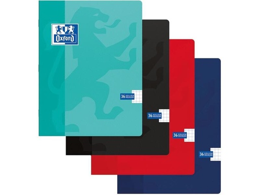 [90267464 1470776] Oxford Schulheft A5, kariert, assortiert